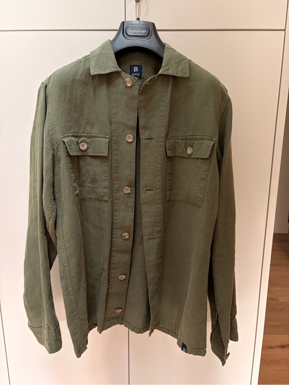 Brodie Olive Green Military-Style Field Jacket